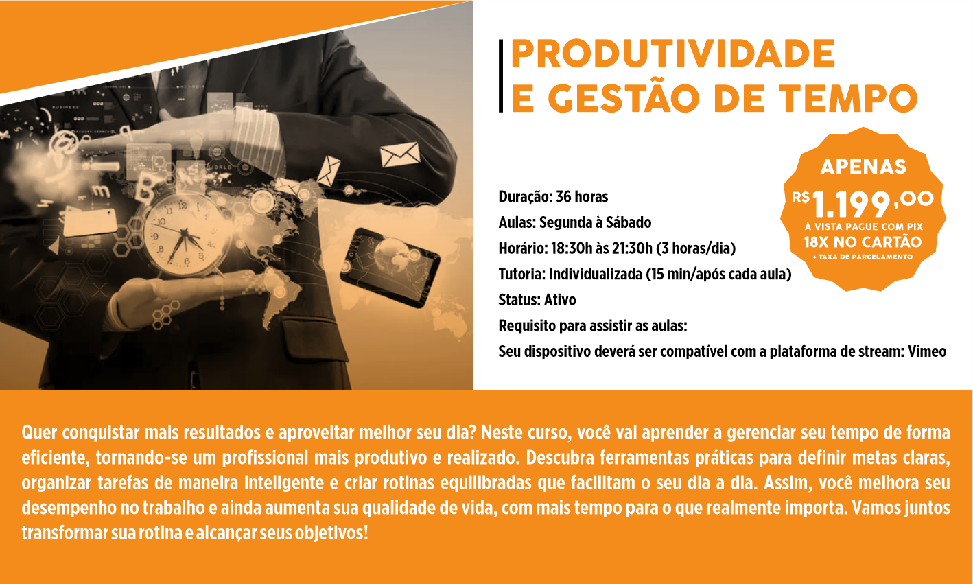 Produtividade e Gestão de Tempo