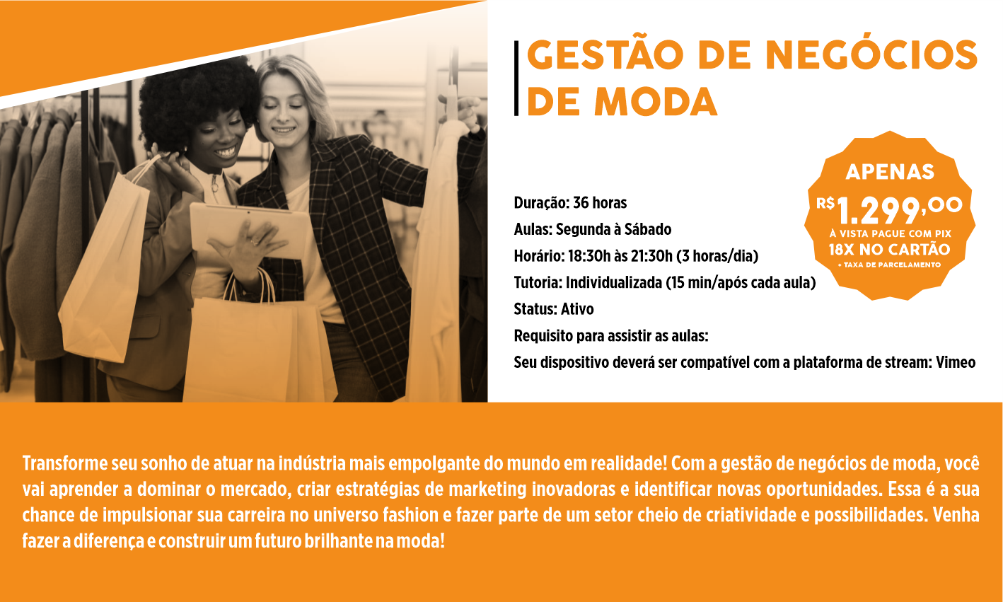 Gestão de Negócios de Moda